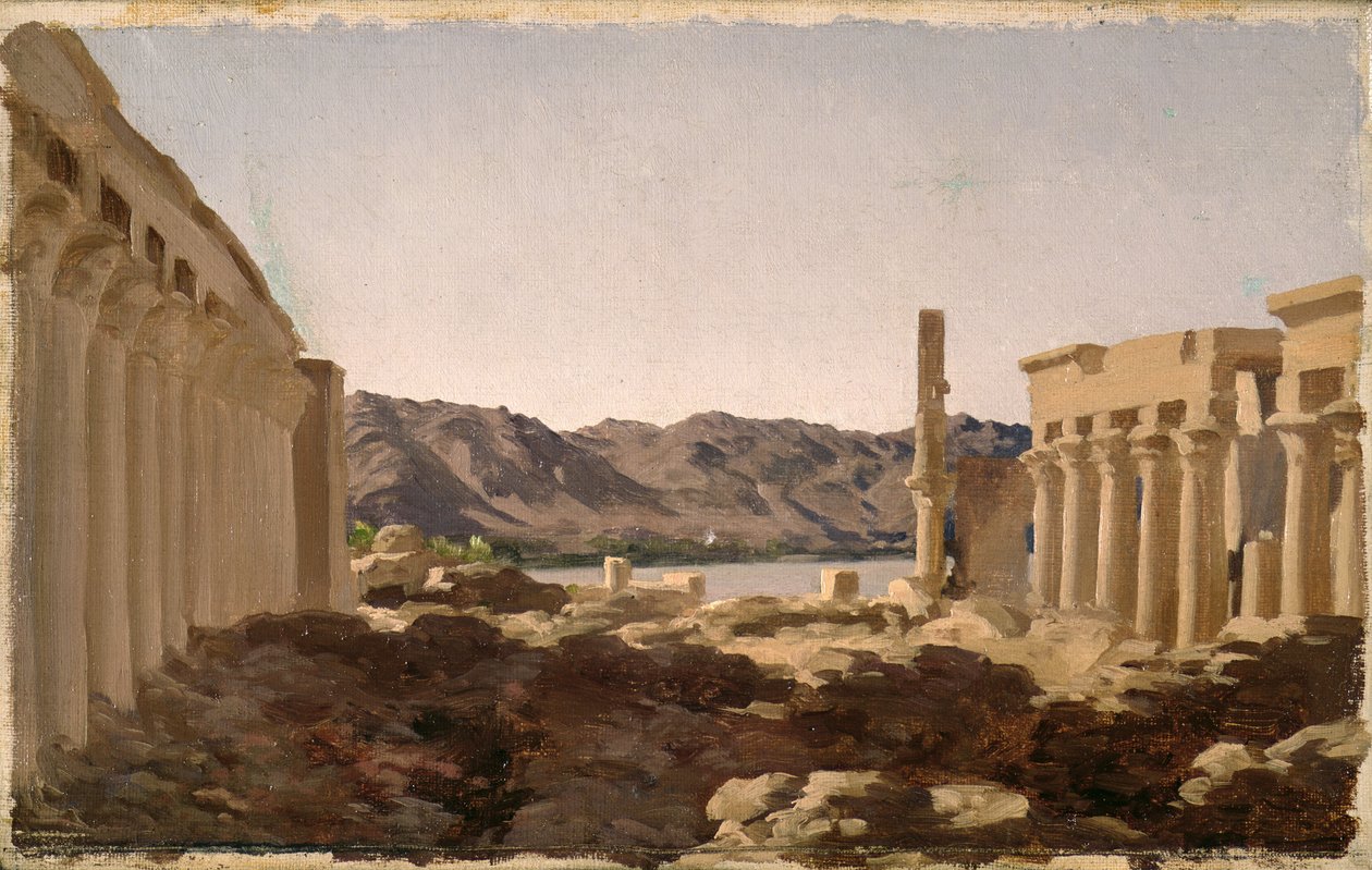 Chrám Philae od Frederic Leighton
