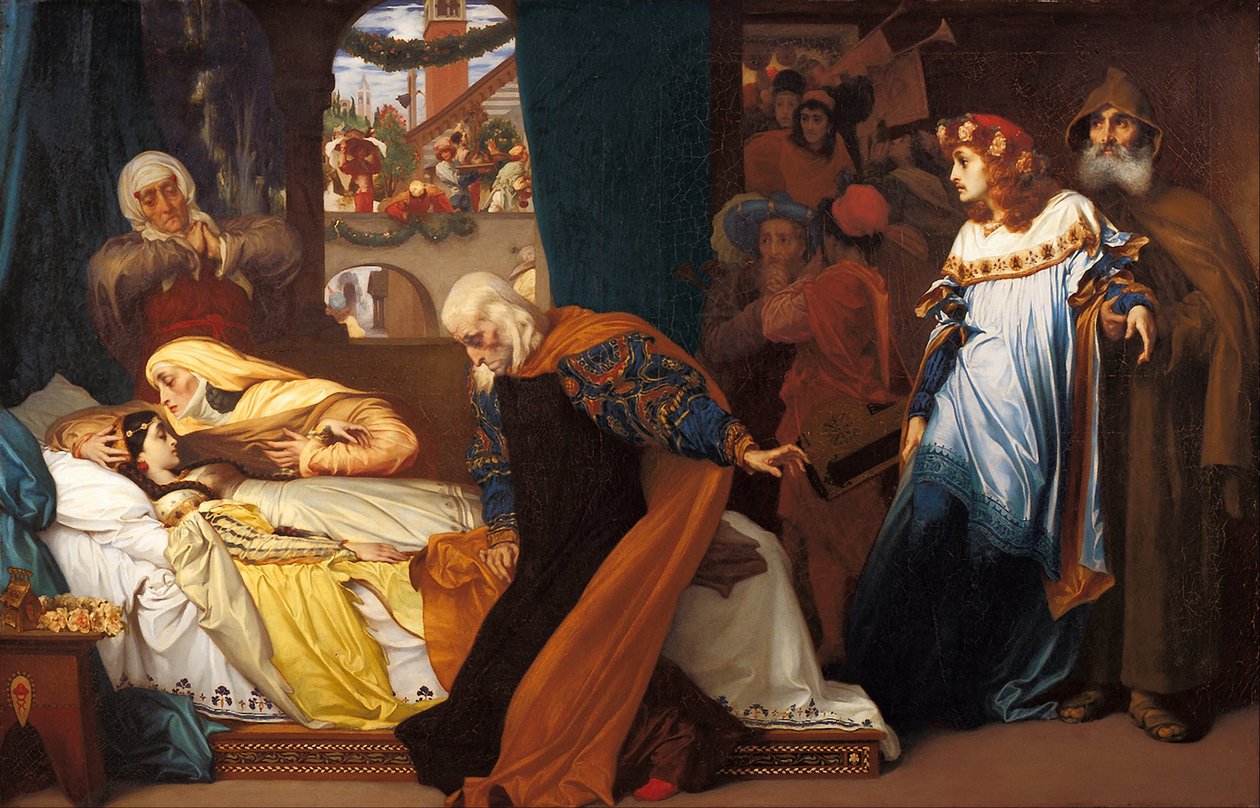 Předstíraná smrt Julie, 1856-1858 od Frederic Leighton