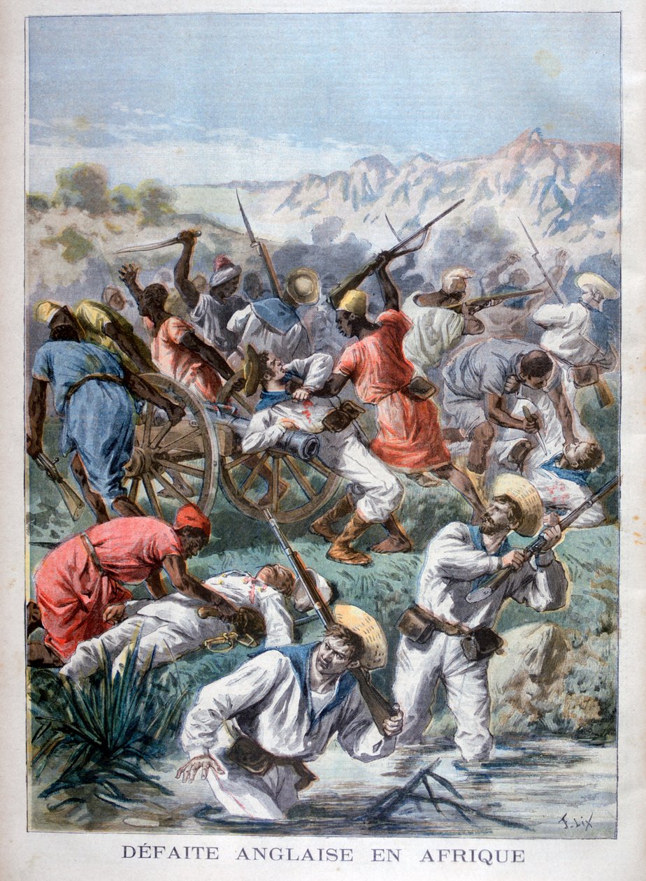 Porážka Britů v Africe, 1894 od Frederic Lix