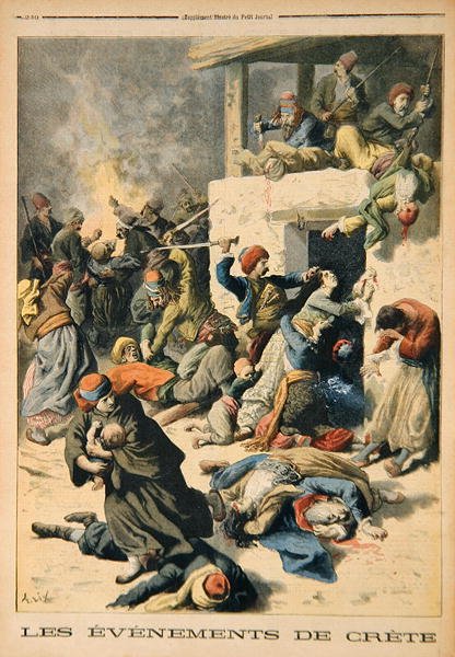 Události na Krétě, z „Le Petit Journal“, 26. července 1896 od Frederic Lix