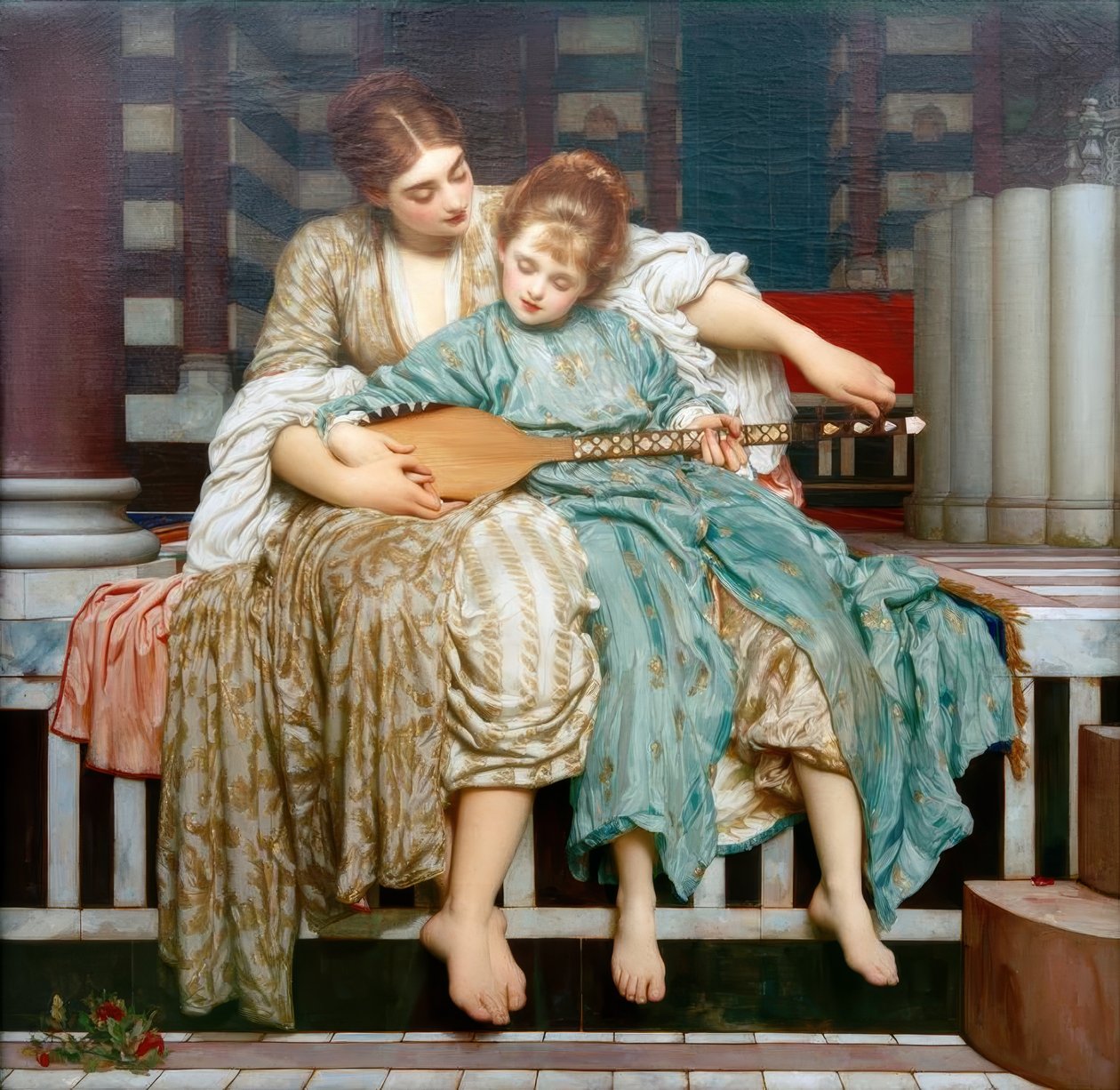 hudební lekce od Frederic Lord Leighton