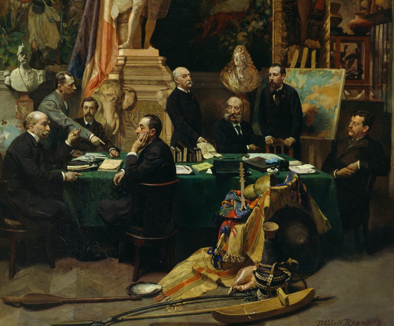 Jules Ferry (1832-1893) přivítání delegátů kolonií v listopadu 1892 od Frederic Regamey