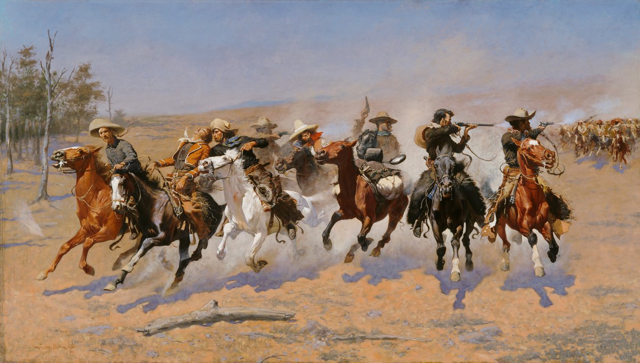 Úprk za dřevem od Frederic Remington