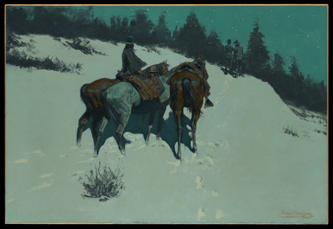 A. Uznání od Frederic Remington
