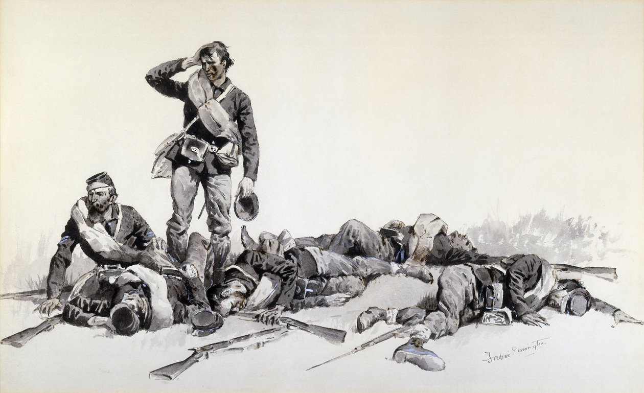 Po bitvě od Frederic Remington