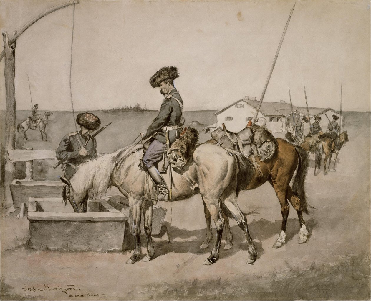Kozák z Amooru od Frederic Remington
