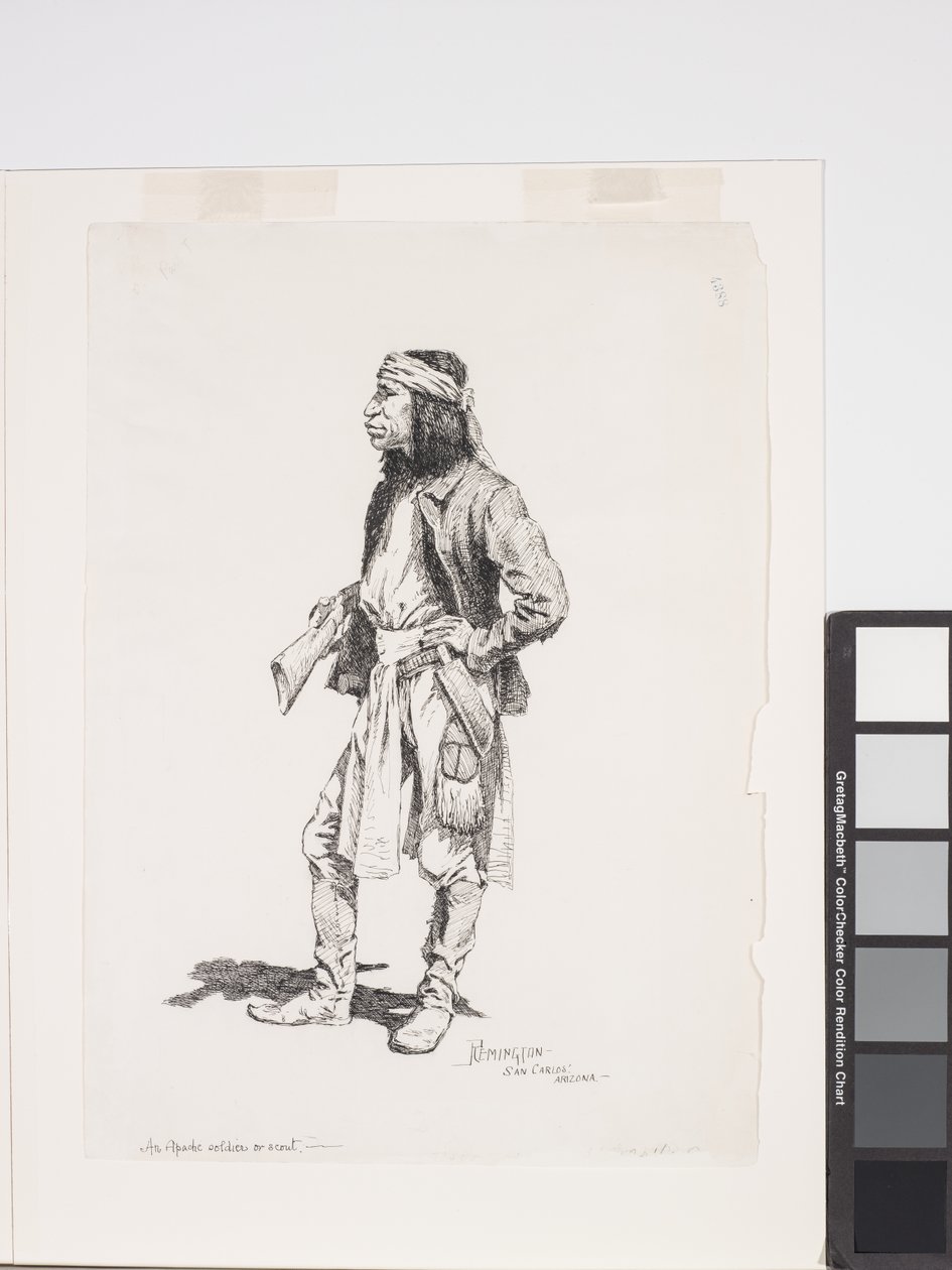 Voják Apačů neboli průzkumník od Frederic Remington