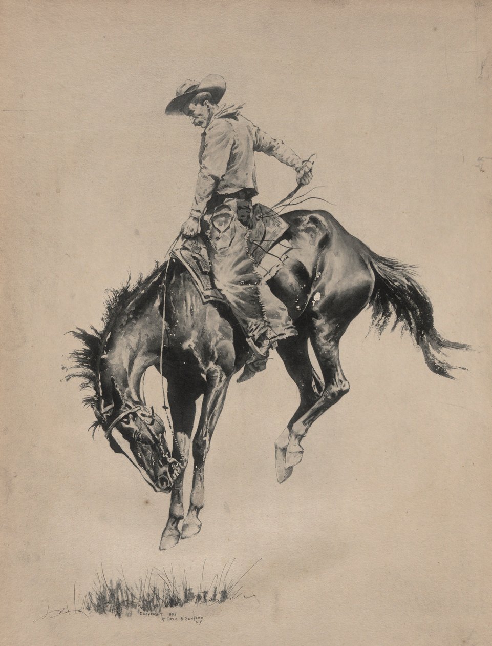 Bronco Buster od Frederic Remington