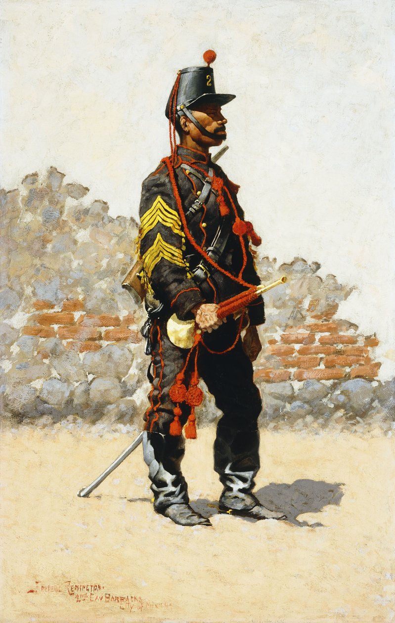 Bugler of the Cavalry, 1889 od Frederic Remington