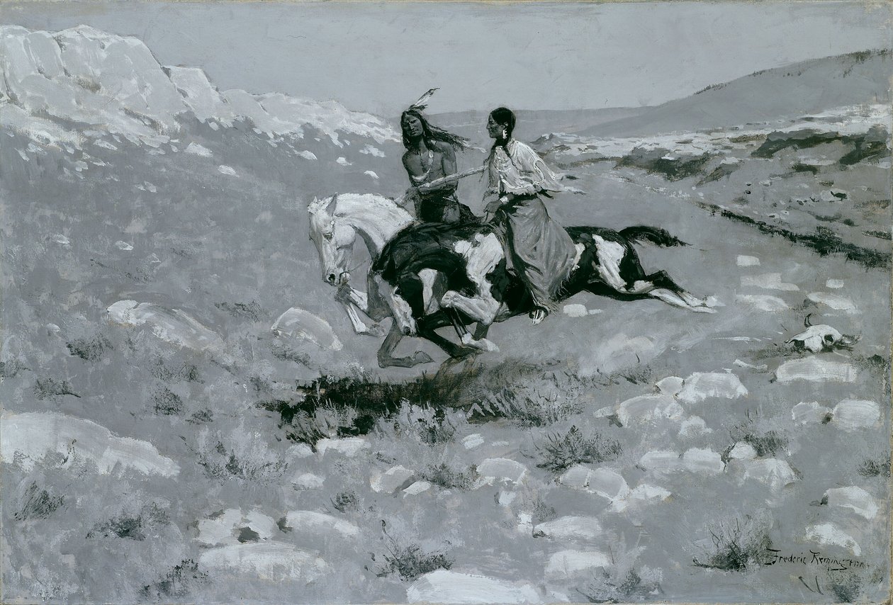 Obřad nejrychlejšího koně od Frederic Remington