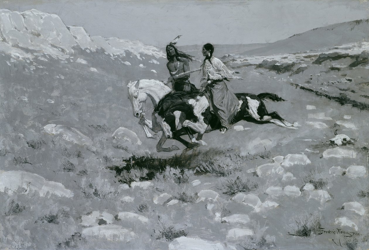 Ceremony of the Fastest Horse, c.1900 od Frederic Remington