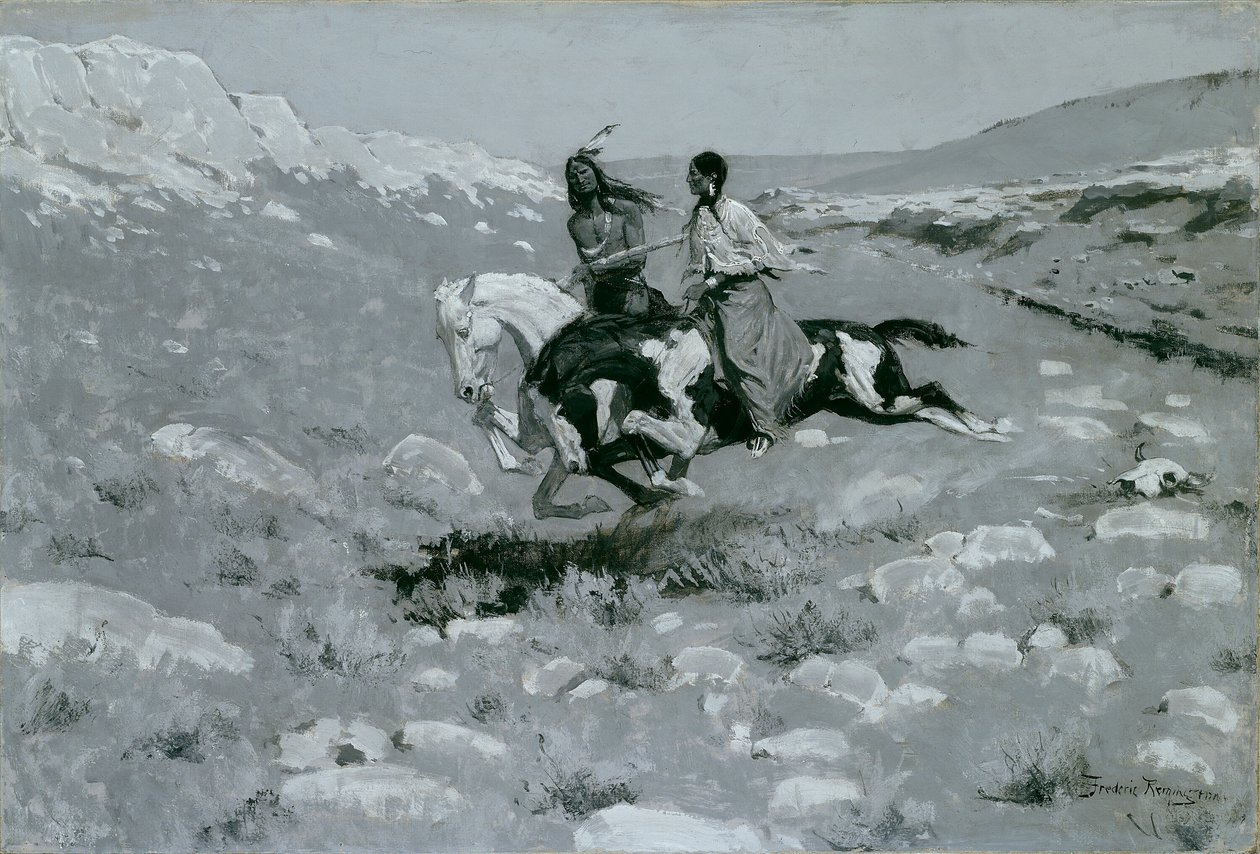 Ceremoniál nejrychlejšího koně, c. 1900. od Frederic Remington