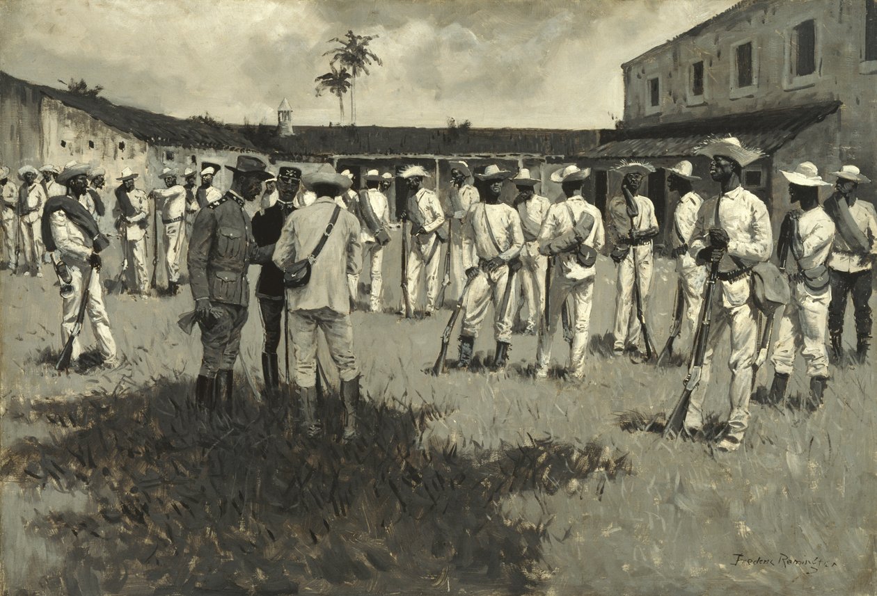 Rozpuštění armády Gomez, 1899 od Frederic Remington