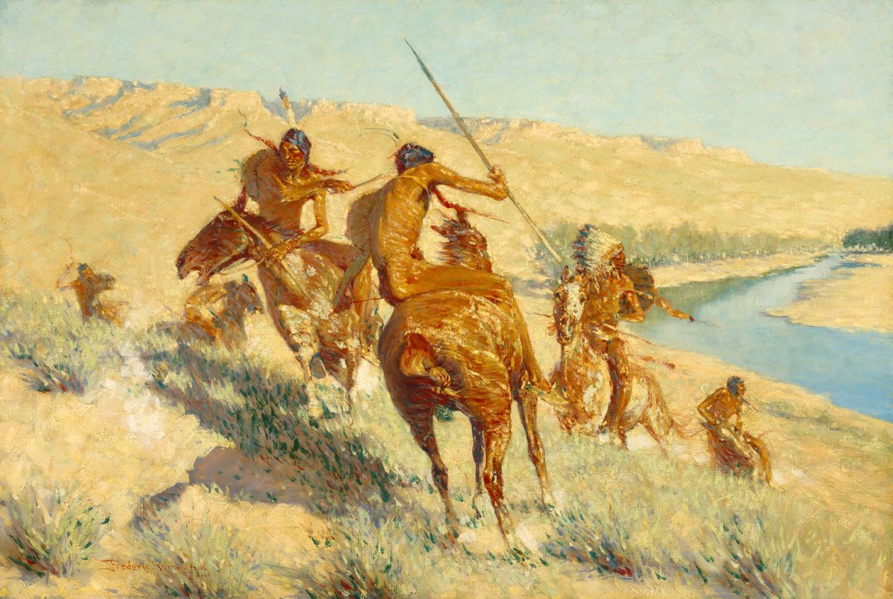 Epizoda Buffalo Gun od Frederic Remington