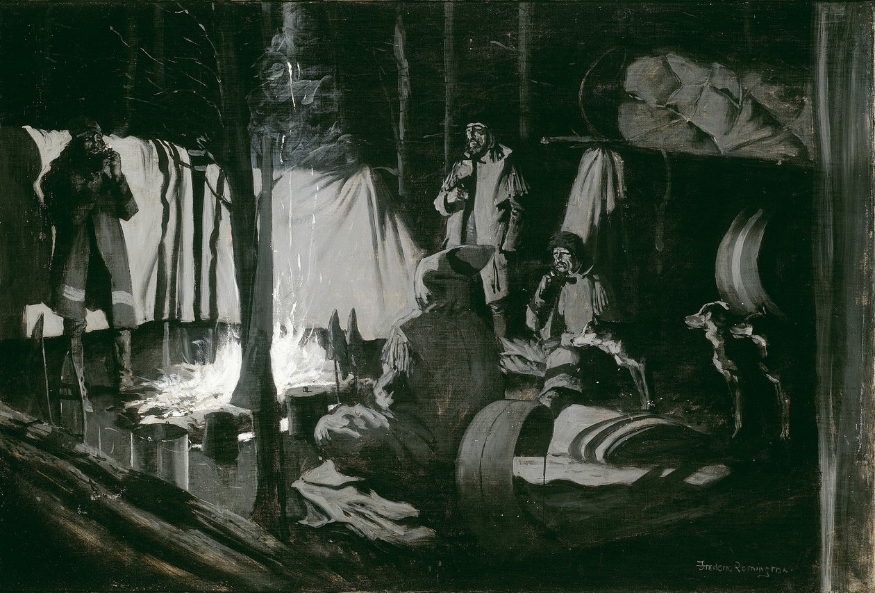 První a nejlepší tábor výletu od Frederic Remington