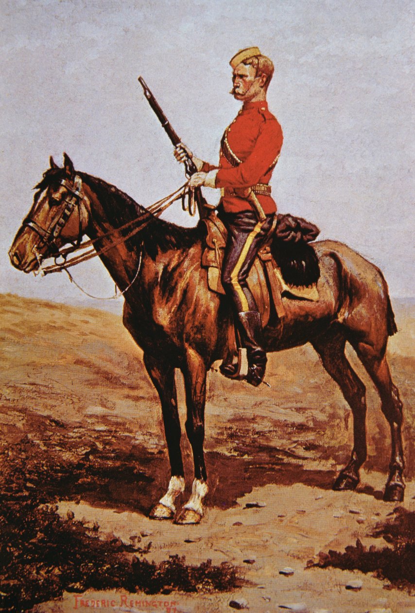 Severozápadní jízdní policie Kanady od Frederic Remington