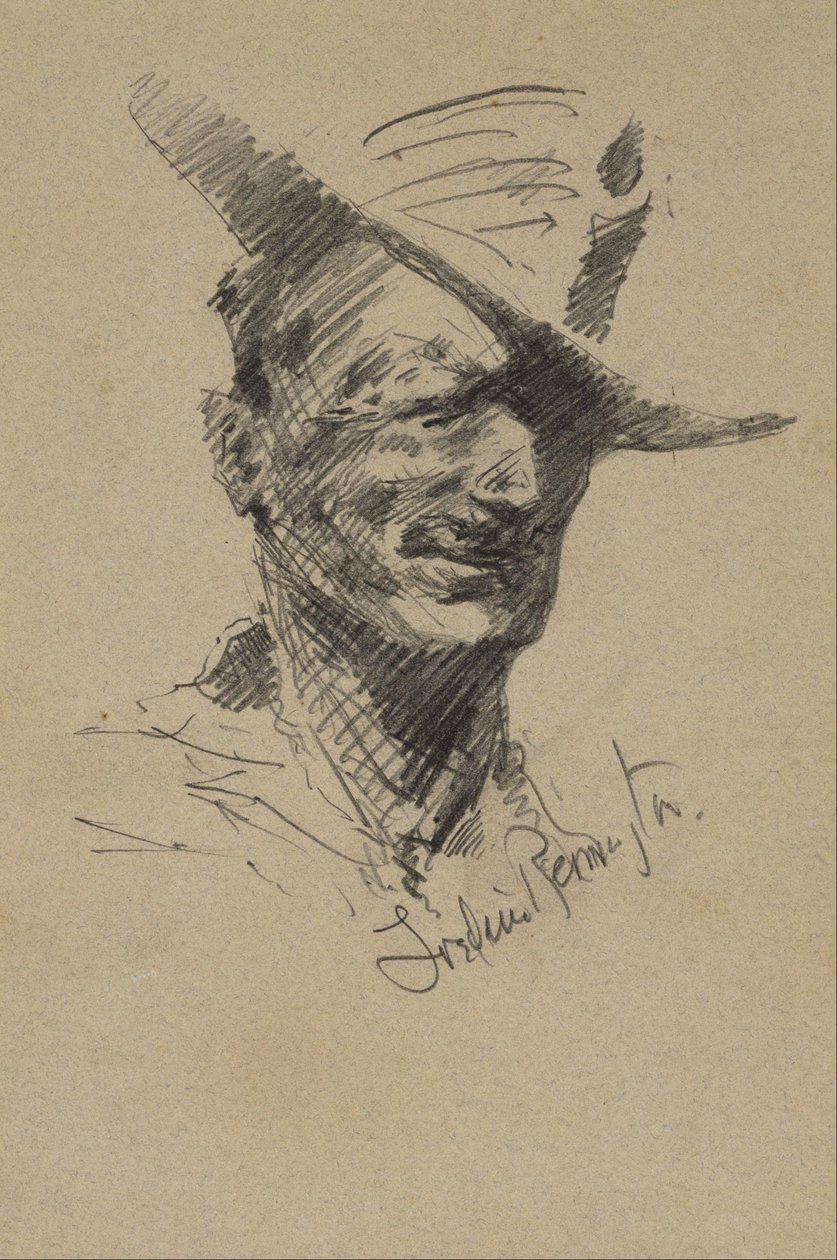 Autoportrét od Frederic Remington