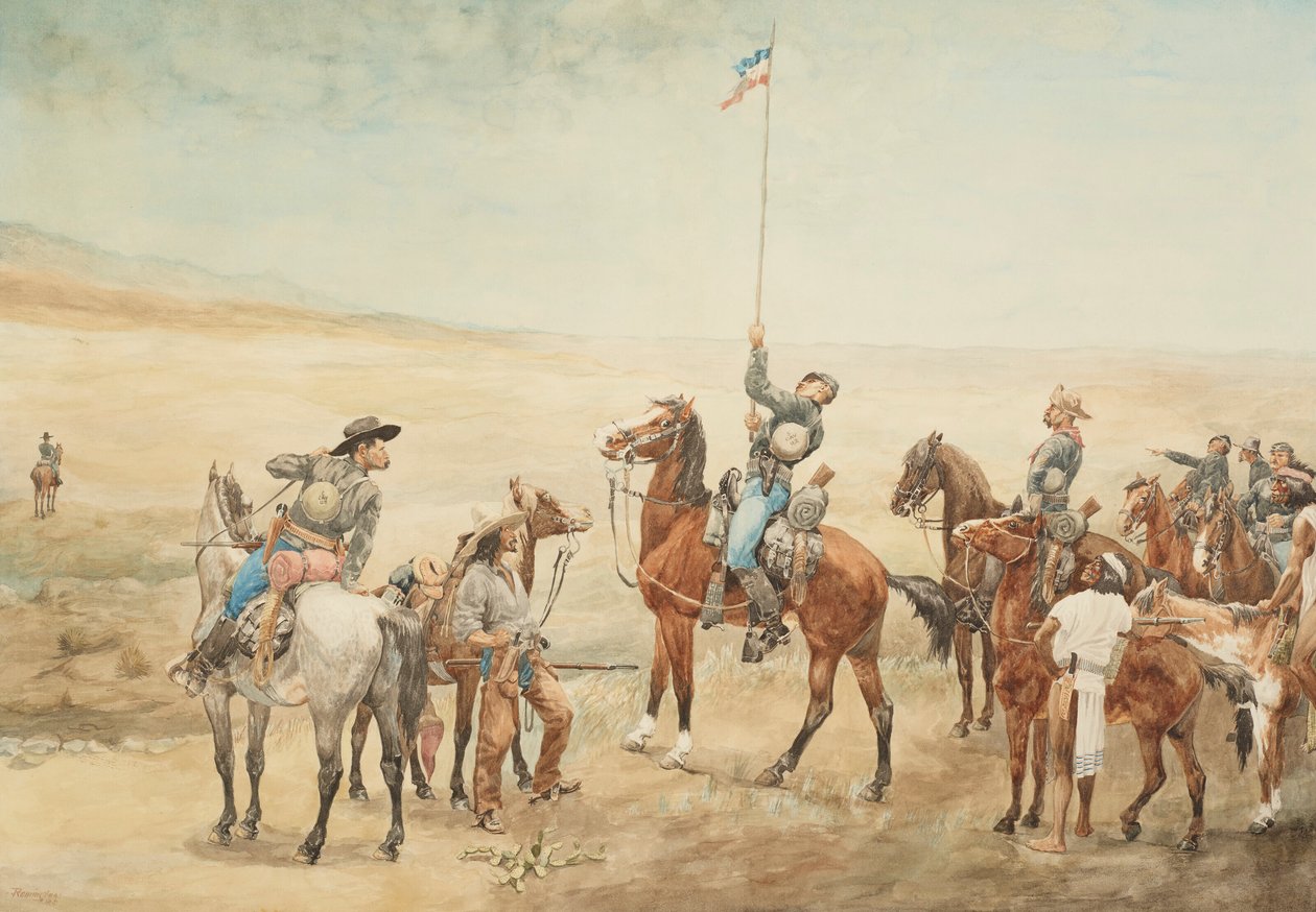 Signalizace hlavního příkazu od Frederic Remington