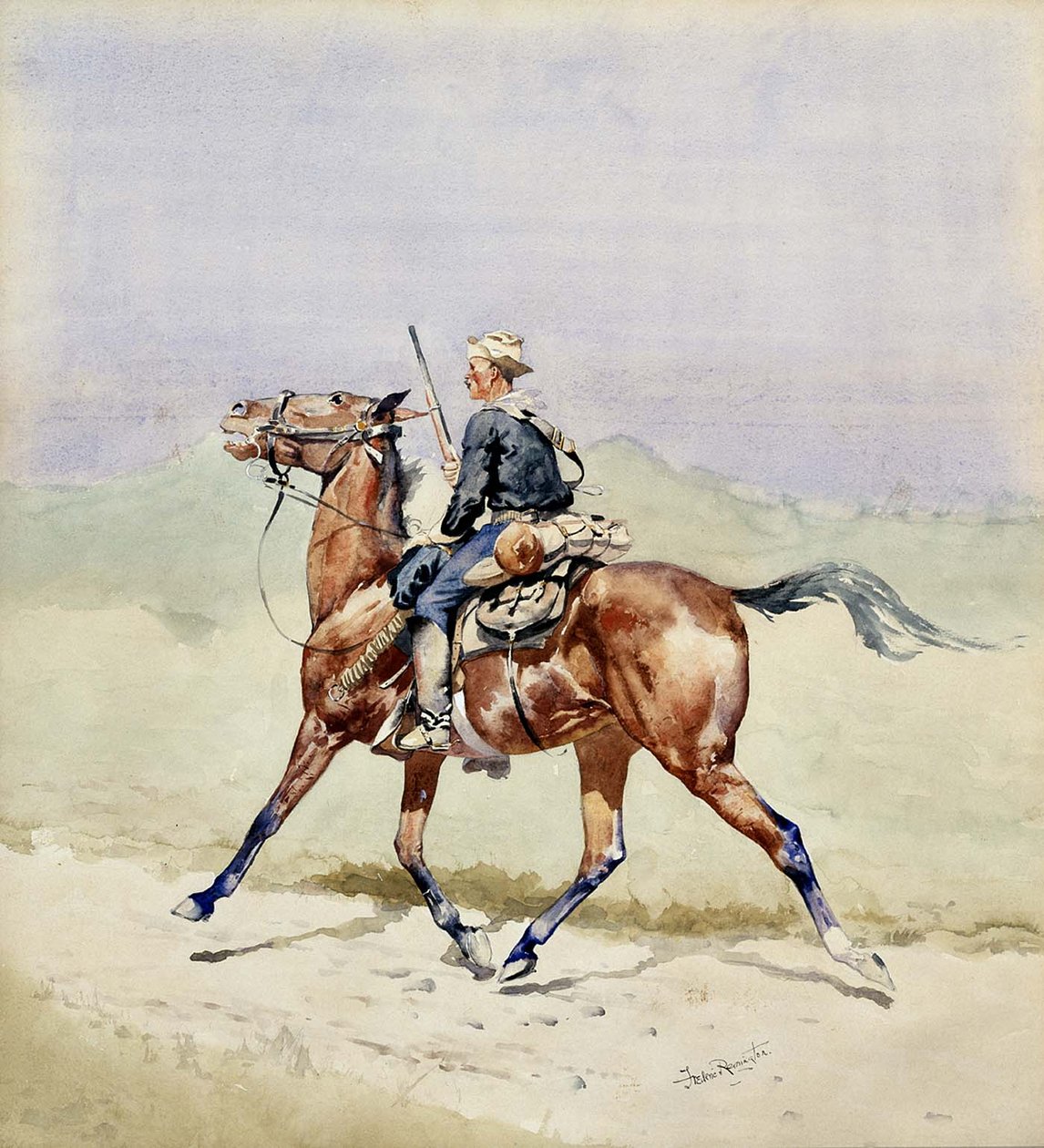 Předsunutá stráž od Frederic Remington