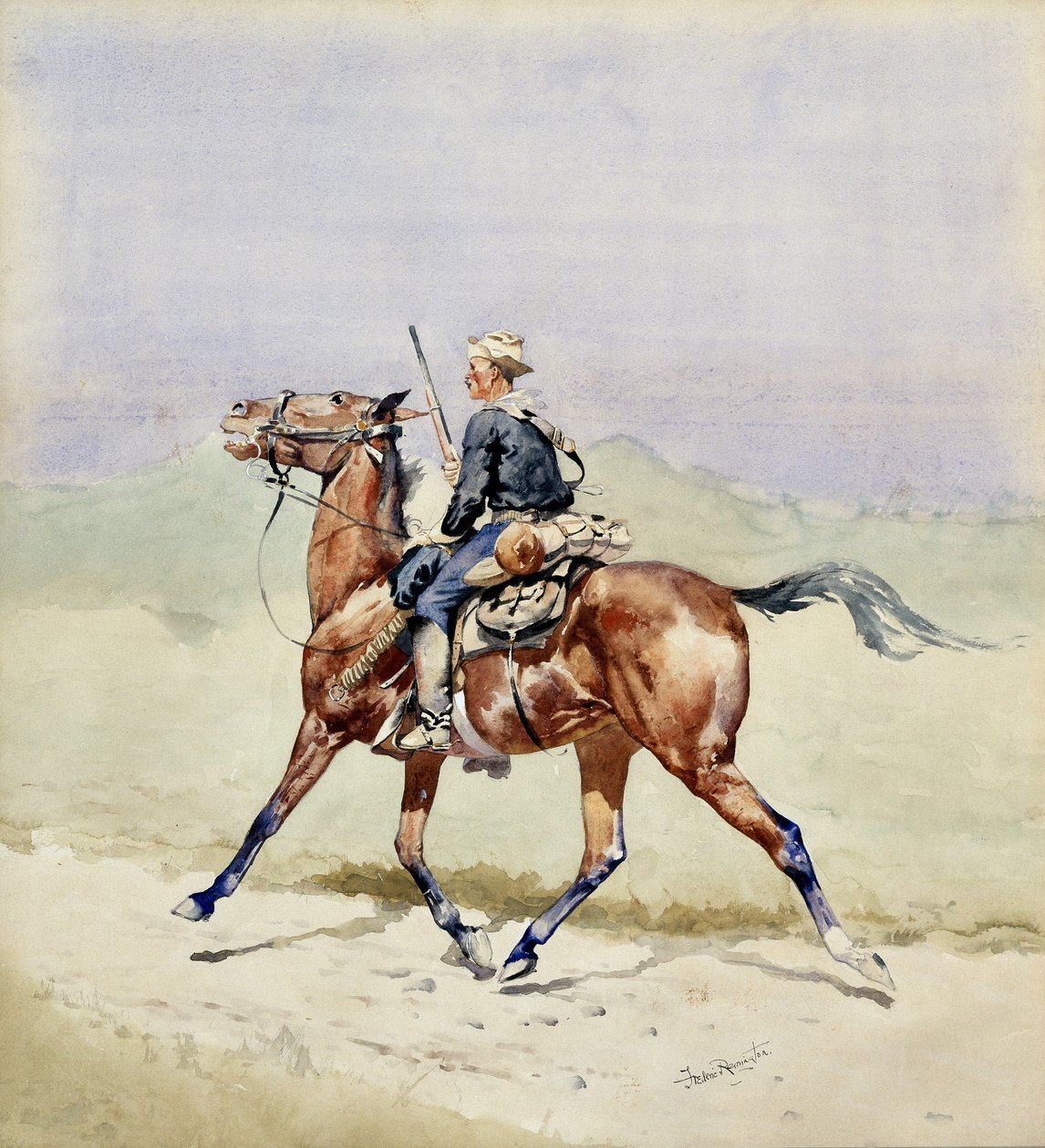 Předvoj od Frederic Remington