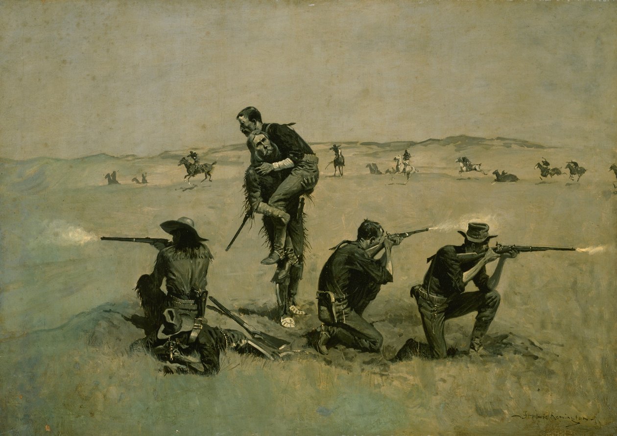 Poslední vzdor od Frederic Remington