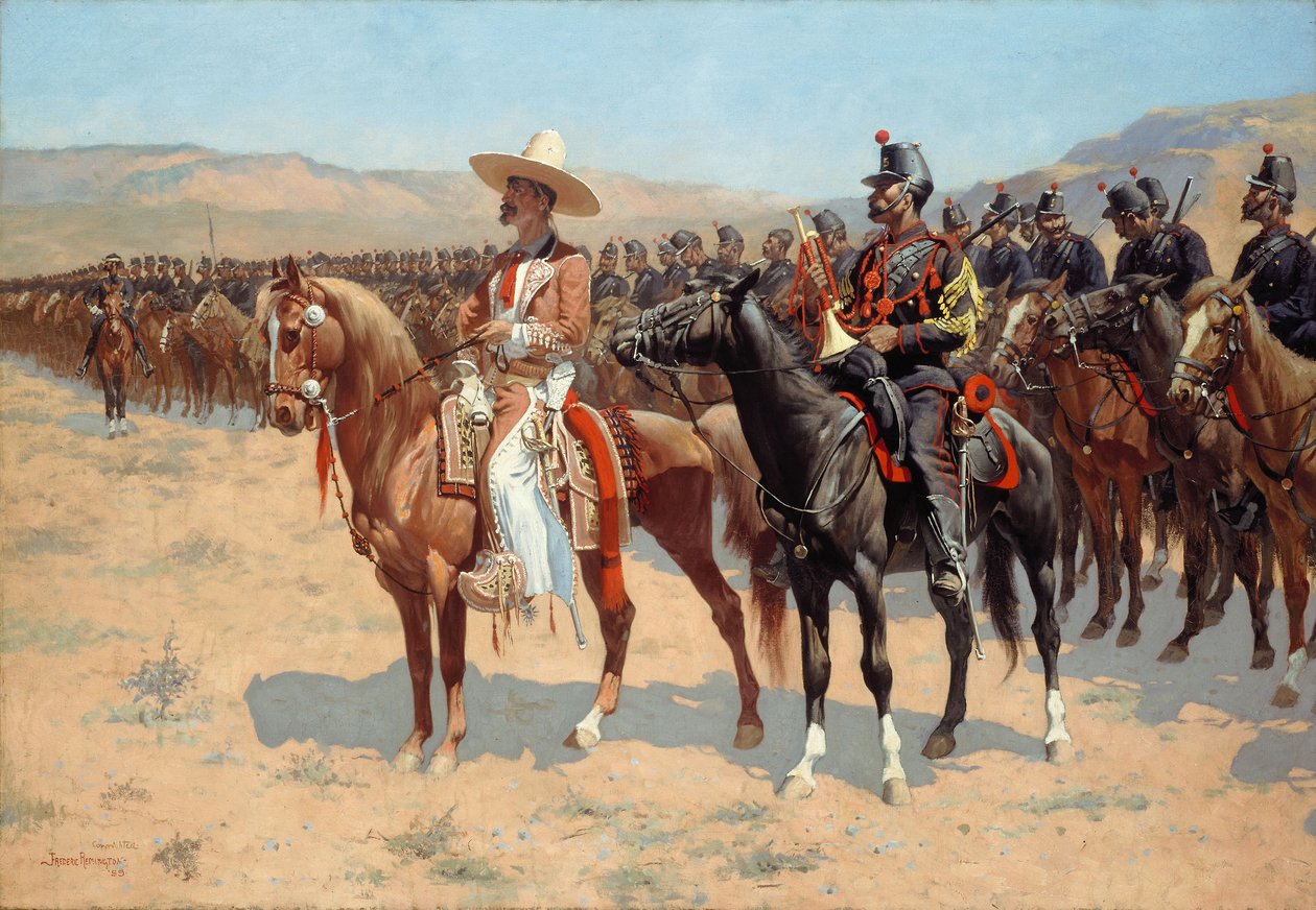 Mexický major od Frederic Remington