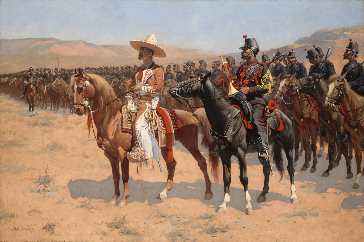 Mexický major od Frederic Remington