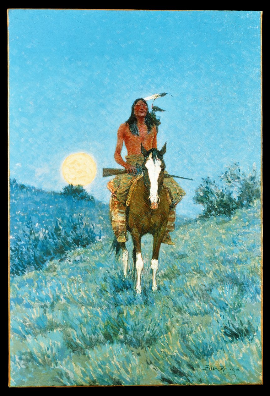 The Outlier, 1909 od Frederic Remington