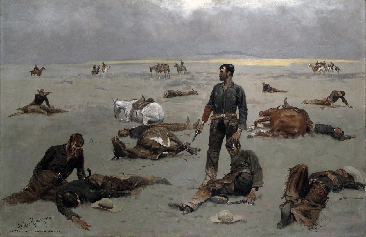 Co stála neznačková kráva, 1895 od Frederic Remington