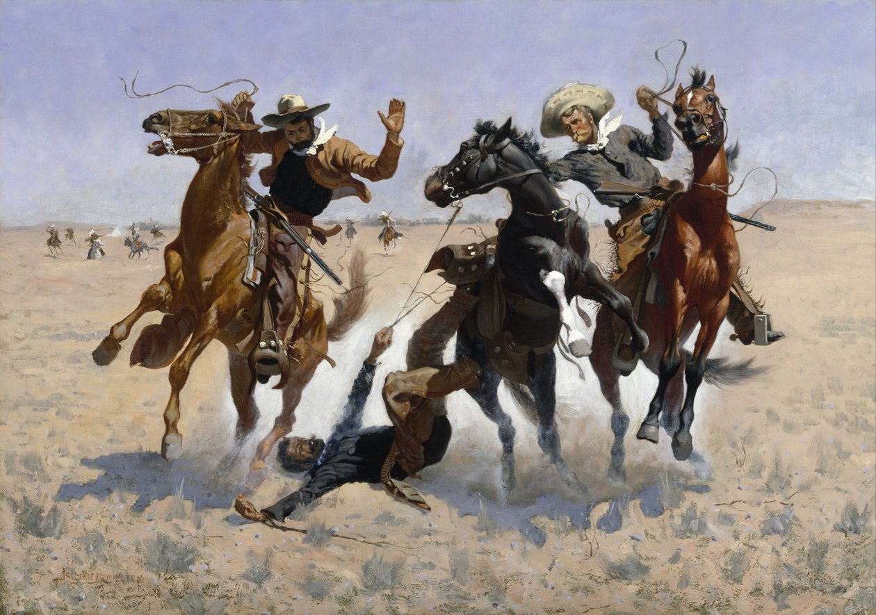 Aiding a Comrade, 1890 od Frederic Sackrider Remington