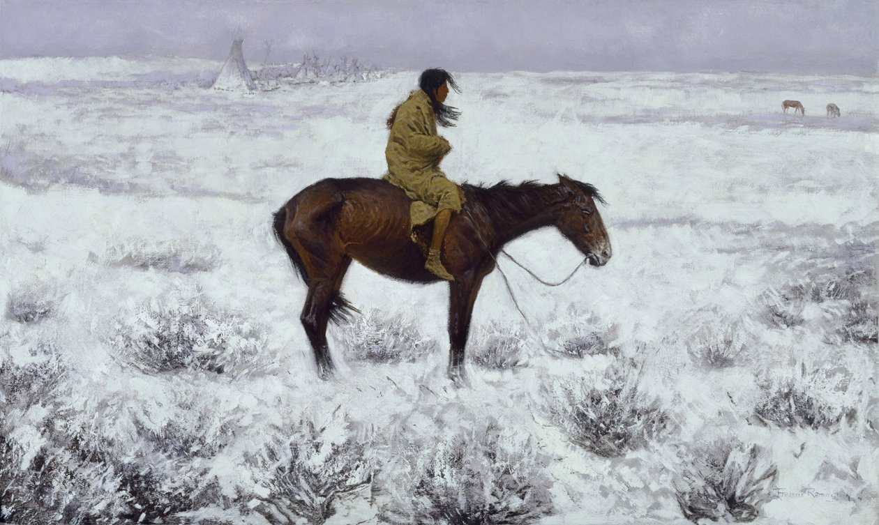 The Herd Boy, 1905 od Frederic Sackrider Remington