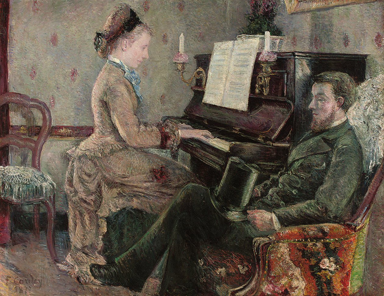 Zajaté publikum, 1877 od Frederic Samuel Cordey