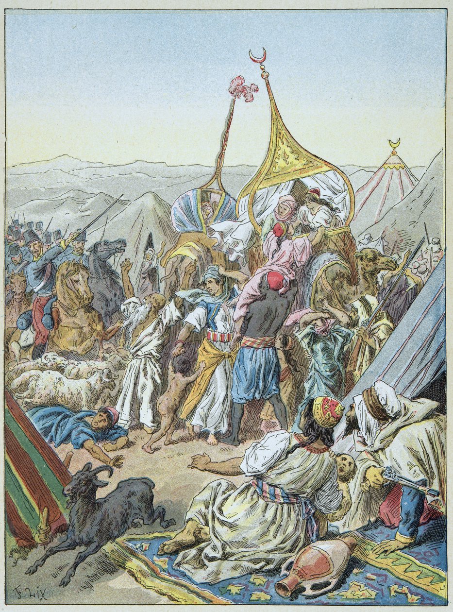 Abd-El-Kaderova smala byla pořízena 16. května od Frederic Theodore Lix