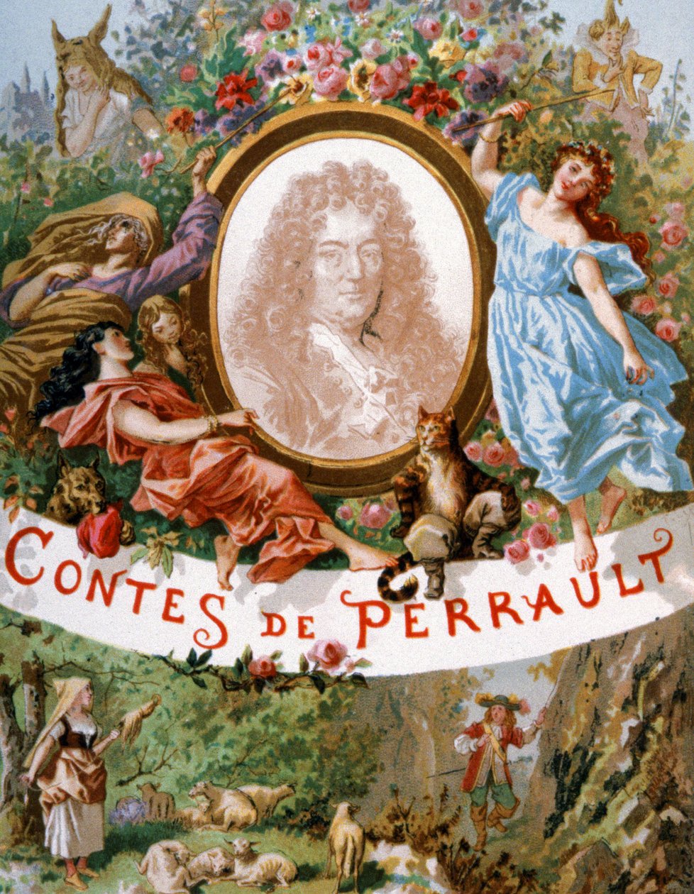 Charles Perrault a postavy jeho příběhů, začátek 20. století (ilustrace) od Frederic Theodore Lix