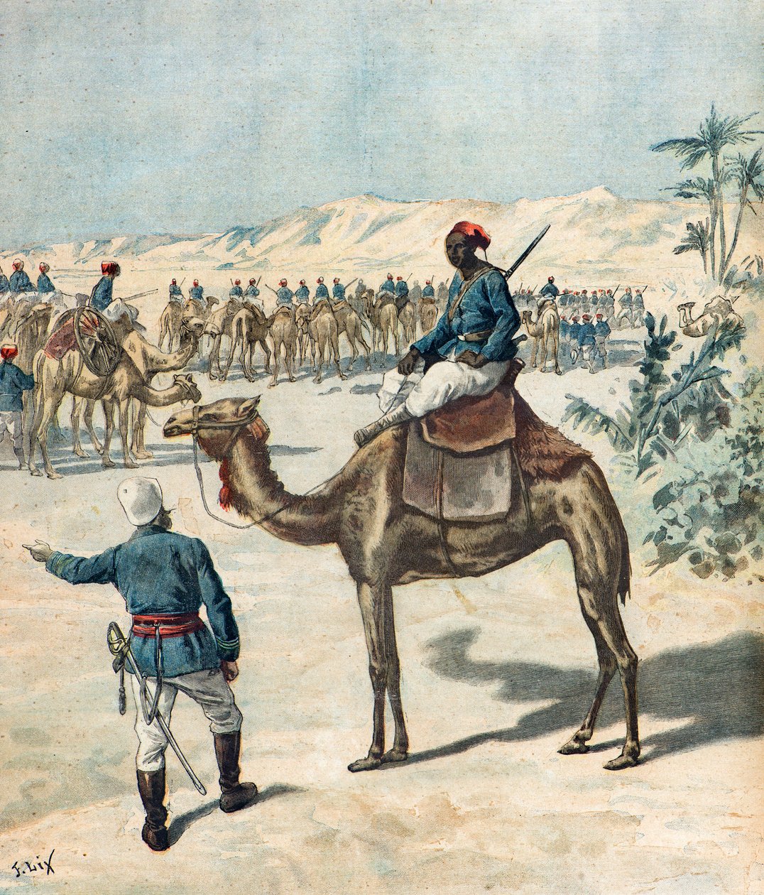 Francouzská koloniální vojska od Frederic Theodore Lix