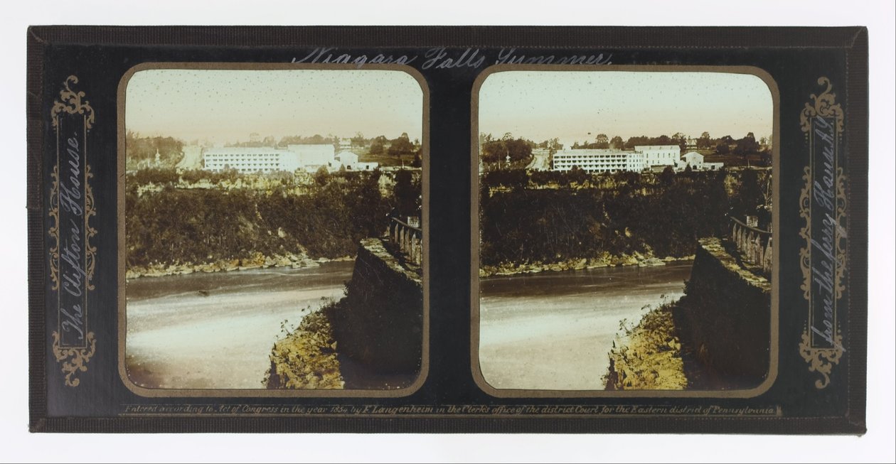 Summer Niagara Falls, The Clifton House od Ferry House A.Y od Frederic and William Langenheim