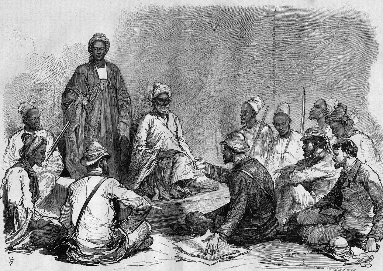 Mise Gallieni v Nigeru od Frederic de Haenen