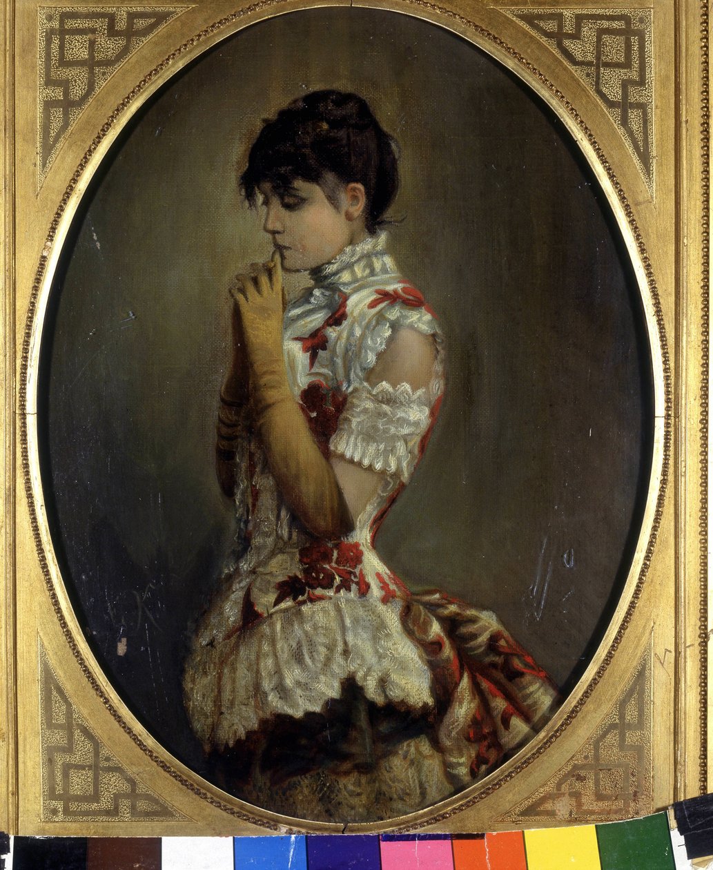 Portrét Eleonory Duse (1858 - 1924) od Frederich August Kaulbach