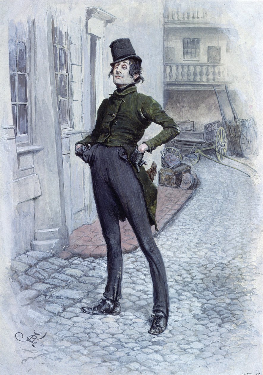 pan Alfred Jingle od Frederick Barnard