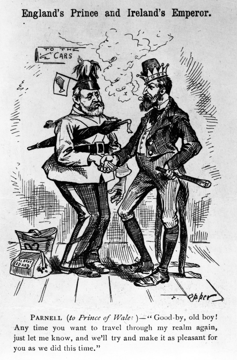 Anglický princ a irský císař, ilustrace z 