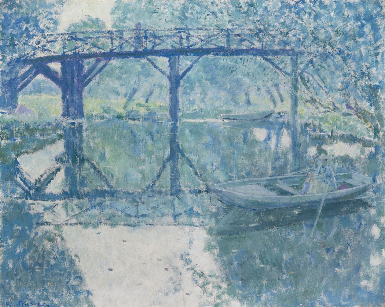 Most - Giverny od Frederick Carl Frieseke