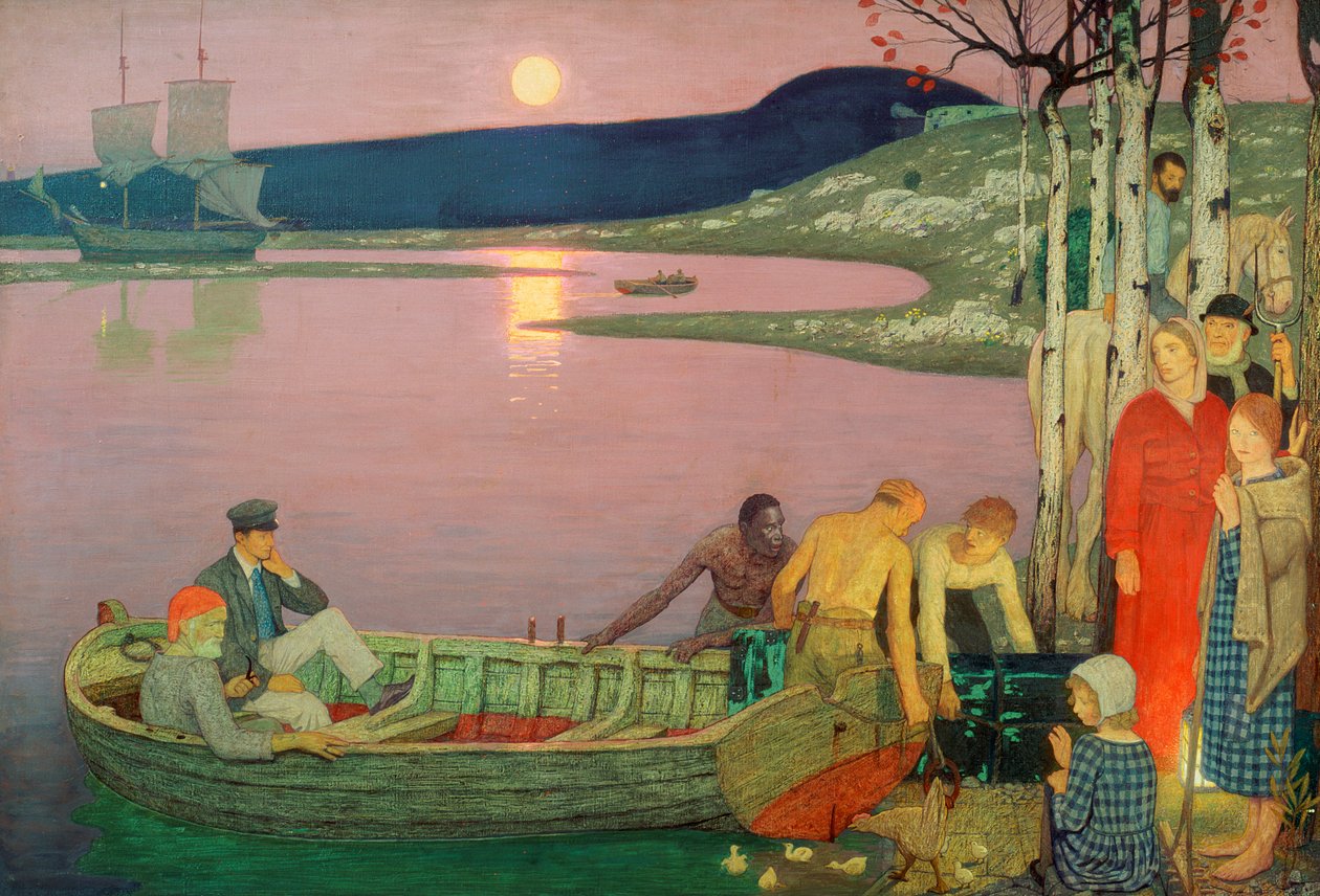 Volání moře, 1925 od Frederick Cayley Robinson