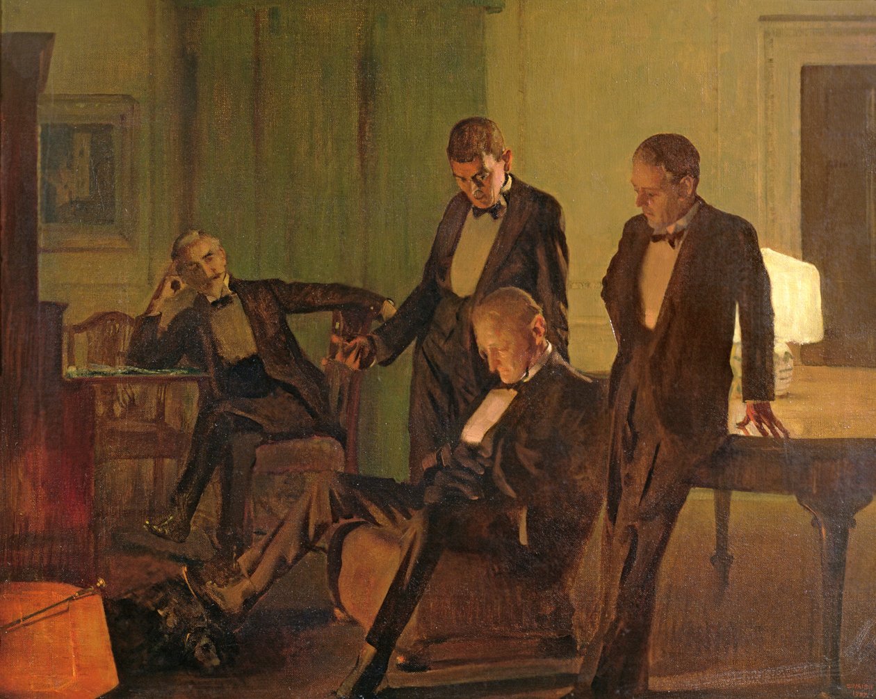 Po večeři na 110 Pembroke Road, 1927 od Frederick George Swaish