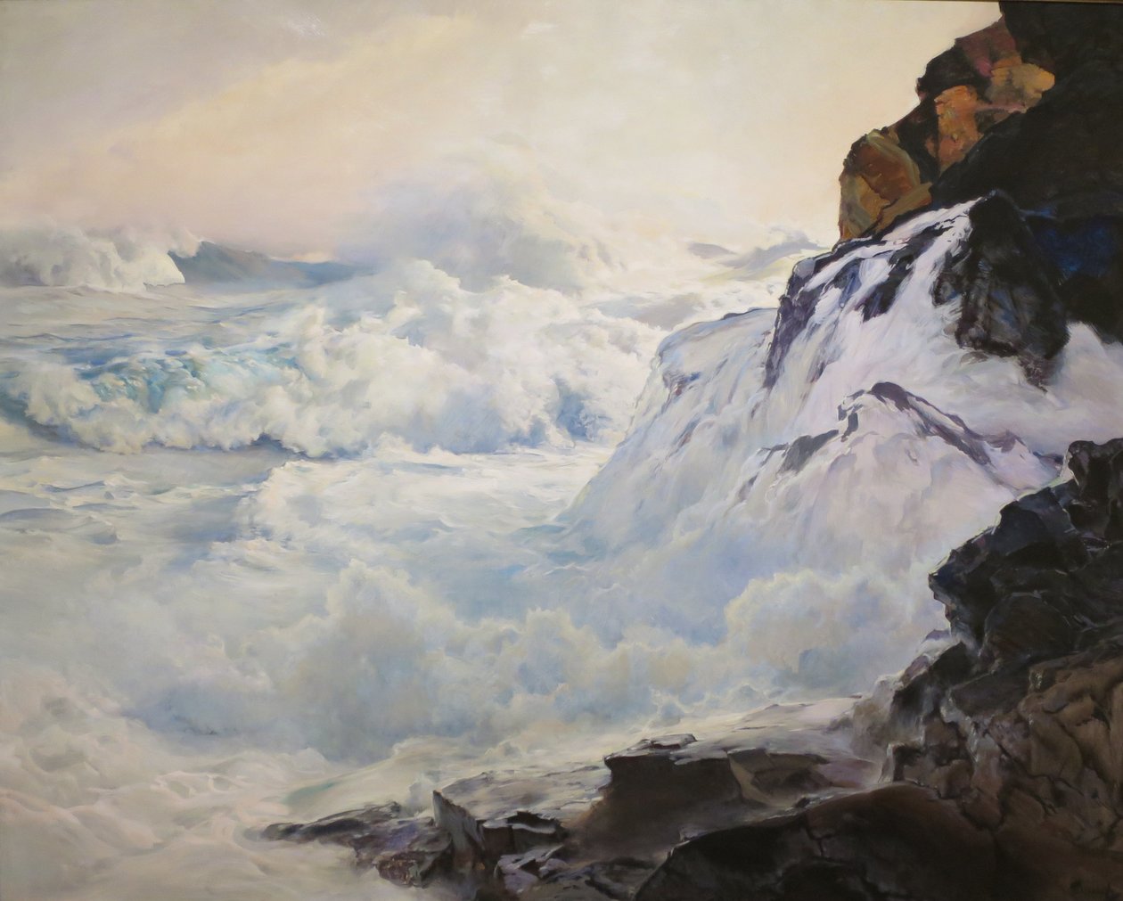Smothering Surf od Frederick Judd Waugh