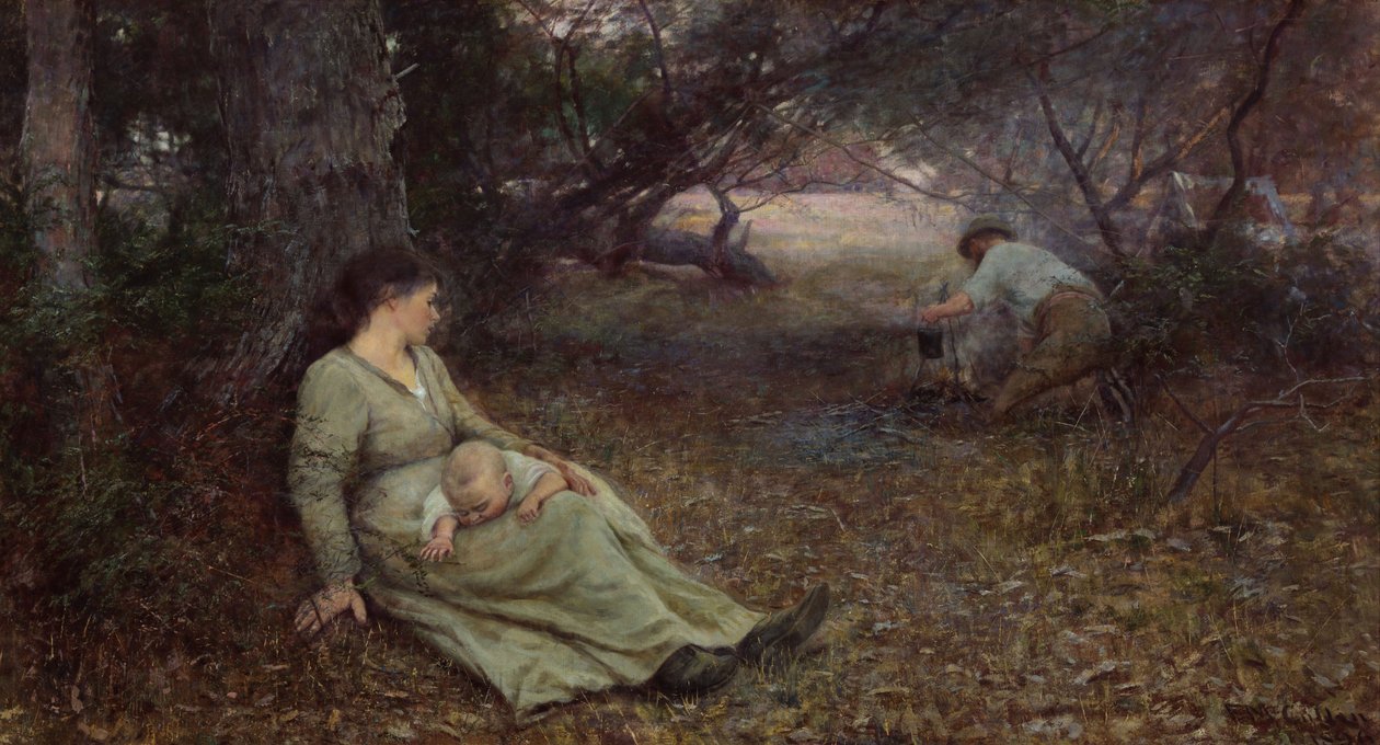 Na valašské dráze od Frederick McCubbin