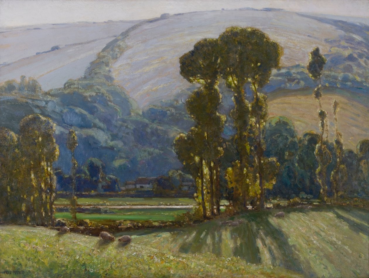 V údolí, Vale of Lanherne, Cornwall od Frederick Milner