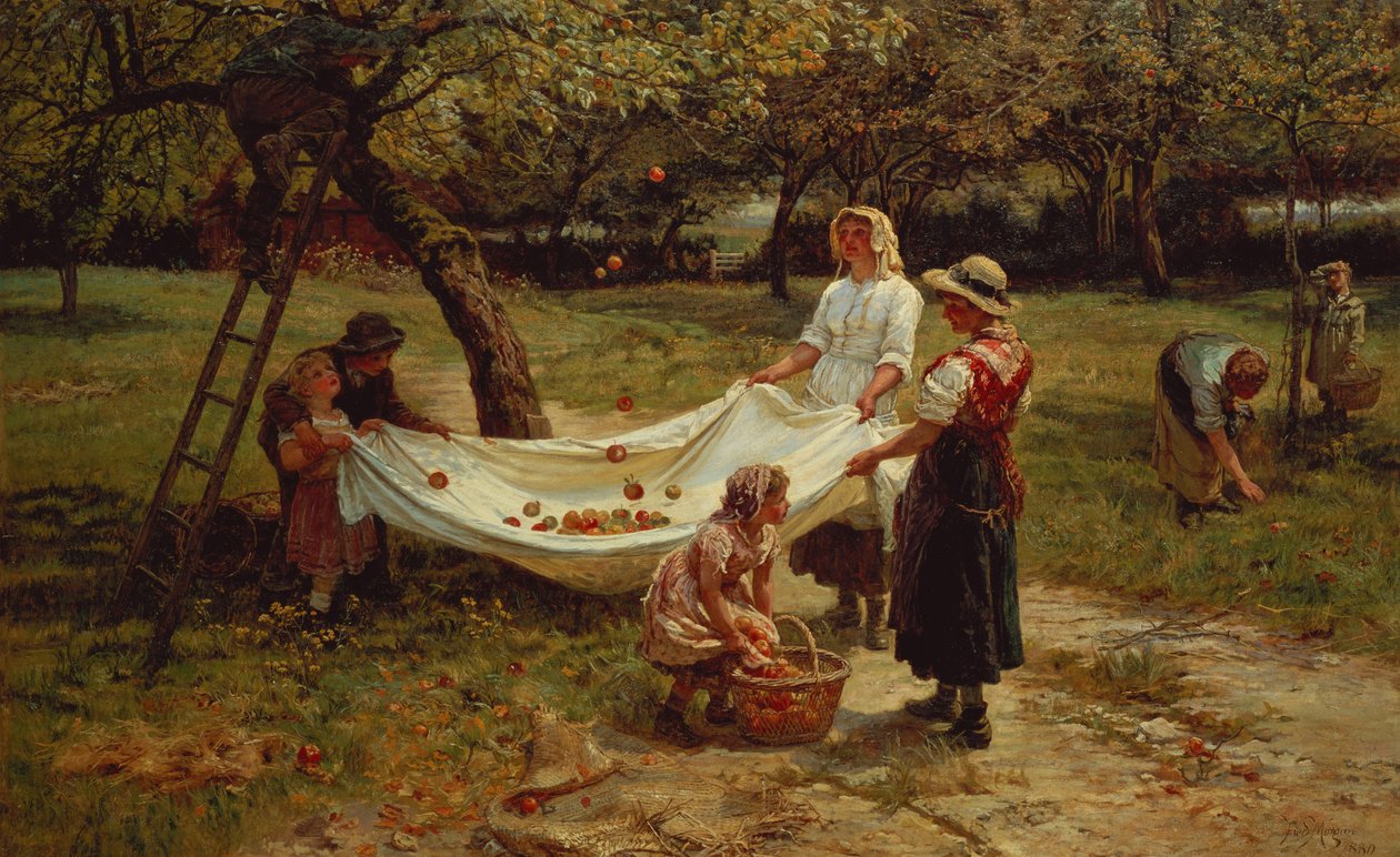 Sběrači jablek, 1880 od Frederick Morgan