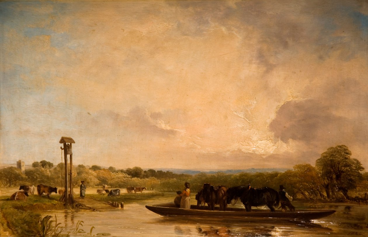 Přívoz, 1844 od Frederick Richard Lee
