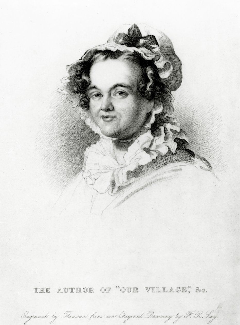 Mary Russell Mitfordová, vyryl Thomson od Frederick Richard Say