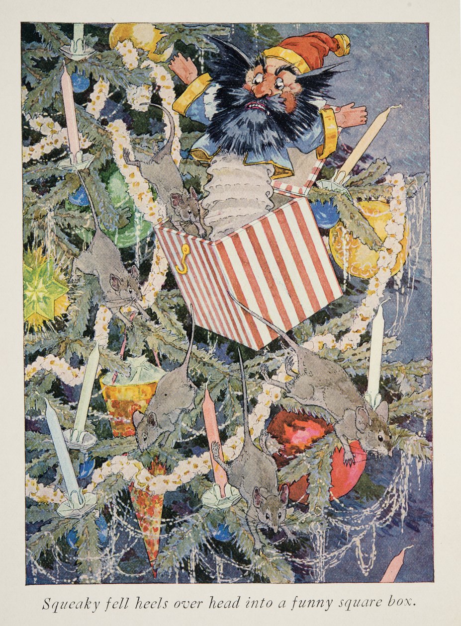 Ilustrace z návštěvy země Santa Clause od Frederick Richardson